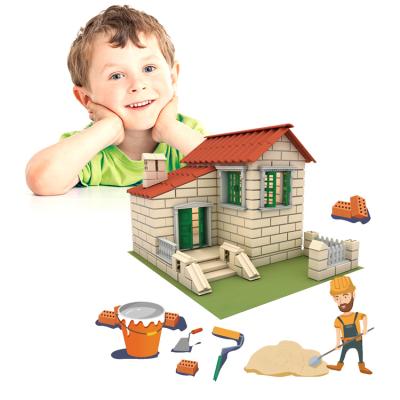 China Educational DIY Toys New Farm Building Toy Doll House Educational DIY Toy For Kids 303pcs for sale