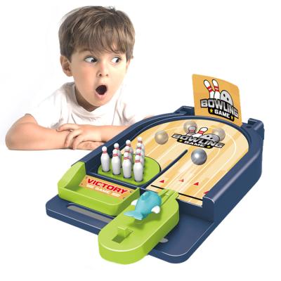 China Table Shooting Rolling Game Toys Catapult Table Shooting Bowling Game Toys Educational Toy For 5 Year Old Child for sale