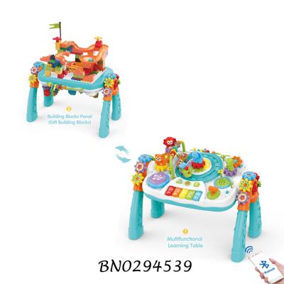 China Educational Toy 2 in 1 Teaching Machine Toy Table Kids Educational Building Blocks Toy for sale