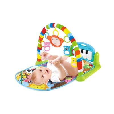 China Multifunctional Baby Educational Musical Toy 3 in 1 Baby Gym Play Mat Baby Piano Educational Musical Toys Kids Toys Play Mat for sale