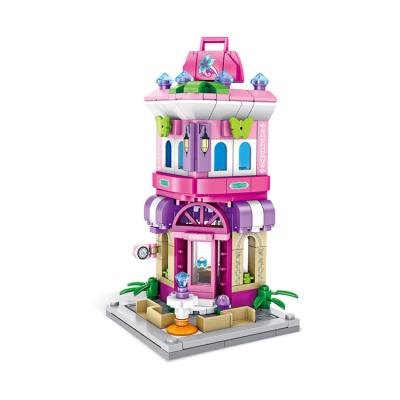 China Building Toy 266 Pcs Building Block Toys For Girl Building Blocks Street View for sale