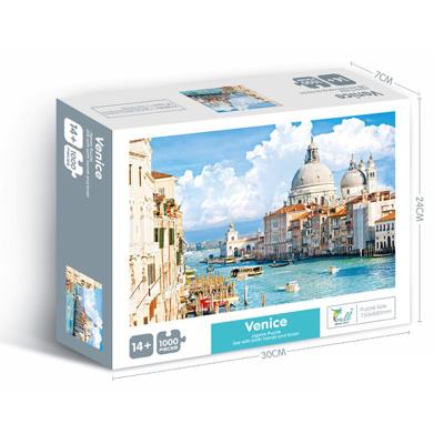 China DIY TOY Venice with Grand Canal in Italy jigsaw puzzles 1000 piece puzzles for adults for sale