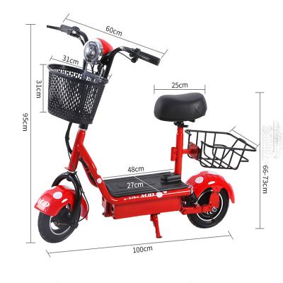 China Power-Assisted ebike 300w 48v adult folding electric bicycle foldable electric bike for sale