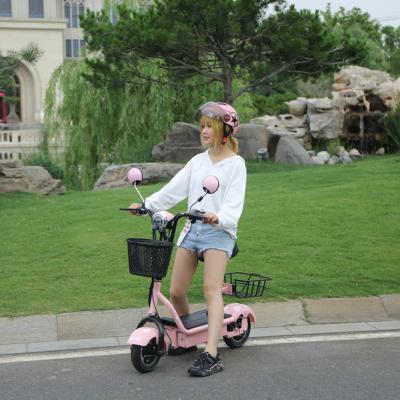 China MINI Electric Bicycle Foldable Electric Bike With Removable Double Basket for sale