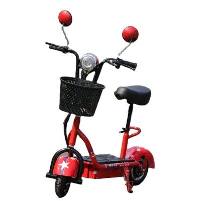 China Cheap electric folding bicycle popular brushless motor 10 inch city electric bike for sale