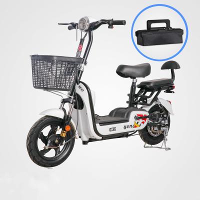 China 14 inch big power electric bike for adult long driving distance battery electric bicycle with seat for sale