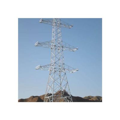 China High Quality Galvanized Transmission Tower Power Transmission Steel Post Lattice Tower For Polygonal Or Conical Power for sale