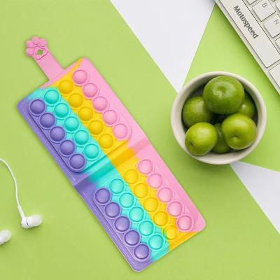 China Amazon Rainbow Silicone Bestselling Bestselling Eco-Friendly Toys Squeeze It Educational Toy Sensory Toy Kids Kids Play for sale