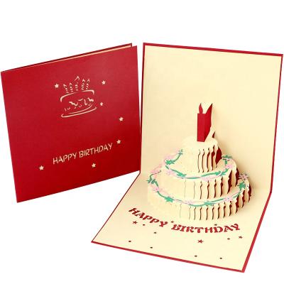 China Viet Nam Wholesale Cheap Sale Paper Laser Cutting Birthday Pop Gift Certificate for sale