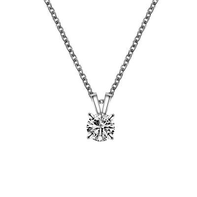 China Simple Cute Fashion Charm Jewelry With Dangle Exquisite Zircon Pendant Necklace for sale