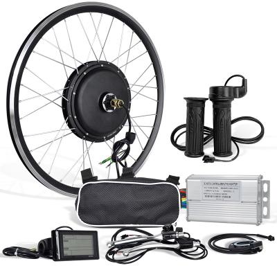 China DIY Electric Bike 36v 48v 500w 1000w 1500w 2000w E Bike Conversion Kit 26/27.5/28 Hub Motor Ebike Kit For Sale for sale