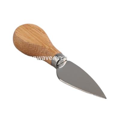 China Sustainable Yangjiang Stainless Steel Cheese Knife With Wooden Handle for sale