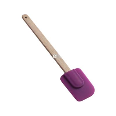 China Sustainable Silicone BPA Free Mini Plastic Spatula For Kitchen And Bakeware Tools for sale