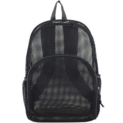 China Functional and Soft Mesh Backpacks Custom Designs Mesh Rucksack Bag for Child and School for sale