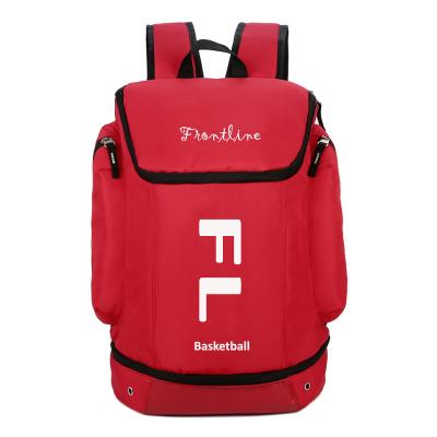 China White Men Waterproof Outdoor Sports Backpacks Customized Basketball Backpacks for sale