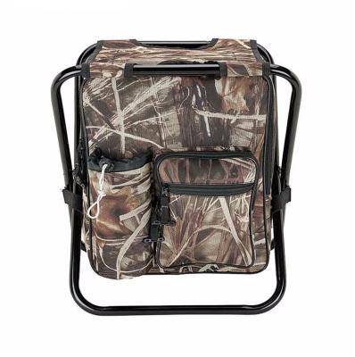 China Realtree Camouflage Insulated Folding Fishing Chair With Cooler Bag Insulated Fish Cooler Bag Insulated for sale