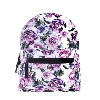 China Fashion Floral Mini Women's Schoolbags Quality Women's Floral Bags Waterproof Backpack for sale