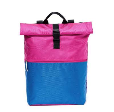 China Waterproof Roll Office Increasing Backpack Canvas Roll Office Bag Backpack for sale