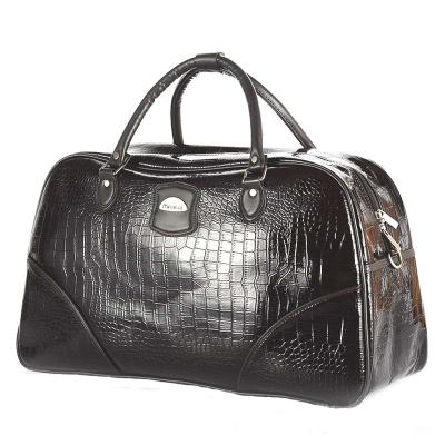 China Custom Leather Duffel Bags Crocodile Skin Duffle Bag Water Resistant Duffel Bag for sale