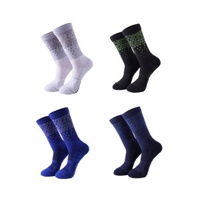 China Breathable Wholesale Quality Knitting Crew Moisture Wicking Unisex Solid Socks Calcetines Mujer for sale