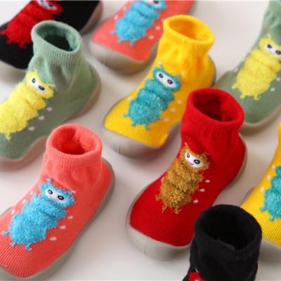 China QUICK DRY Breathable Cotton Outdoor Shoes Knocks Toddler Baby Shoes Rubber Sole Non-Slip Socks for sale