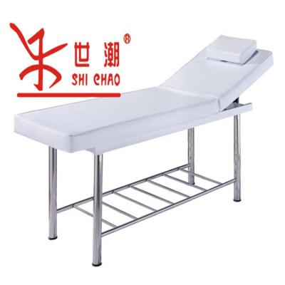 China Massage Table Metal Legs Beauty Salon Massage Table Single Spa Bed for sale