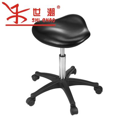 China Xinchao Barber Chair Black Color Pedicure Stool Chair For Beauty Salon Hot Sale Pedicure Nail Technician Chair Stools for sale