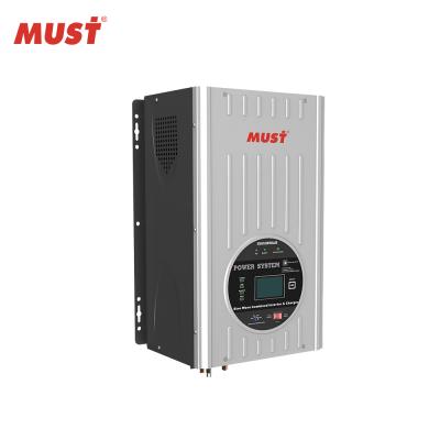 China 3KVA Low Frequency Solar Inverter 3000W 12V 24V 48V Low Frequency Solar Hybrid Inverter 460*277*192mm~597*277*198mm for sale