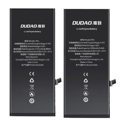 China Original DUDAO Mobile Phone Factory Quality CE FCC TI 2200mah High Capacity Replacement Bateria Bateria For iPhone 6S 6 for sale