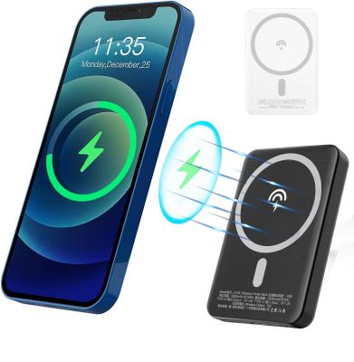 China From DUDAO K14S 2021 New Custom Logo CE Dropshipping Mini 5000mah 5W QI Powerbank RoHS Magnetic Wireless Charging Wireless Power Bank for sale