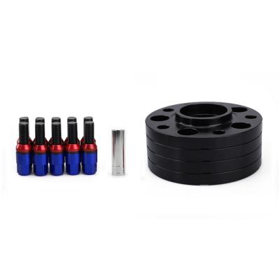 China 6061-T6 5x120 72.56mm Staggered Wheel Spacers Kit M14x1.25 4x20mm Extended Bolts Rack Nut 20pcs Fit For BMW for sale