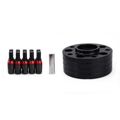 China 6061-T6 5x120 72.56mm Staggered Wheel Spacers Kit M12x1.5 4x20mm Extended Bolts Rack Nut 20pcs Fit For BMW for sale