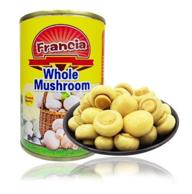 China Chinese Canned Mushroom Pickled Whole Mushroom Vegetable Button Canned Mushroom for sale