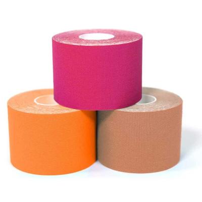 China Breathable Weightlifting Exercise Elastic Cotton Muscle Kinesiology Tape Muscle Band Waterproof Prevut for sale