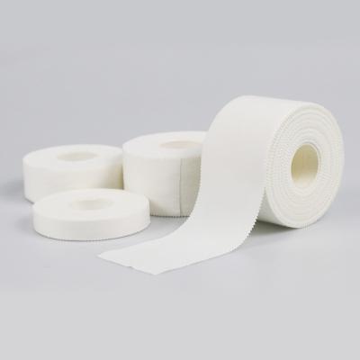 China Custom Printed Breathable Aranea Cotton Medical White Athletic Sports Strapping Tape for sale