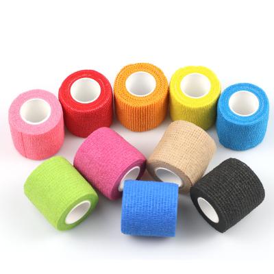 China Breathable Aranea Custom Printed Medical Nonwoven Elastic Cohesive Sports Wrap Bandage for sale