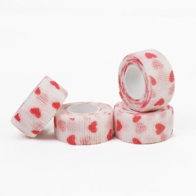 China High Precision First Aid Tape Breathable Material Custom Self Adherent Cohesive Wrap Tapes Toe Bandage For Sports for sale