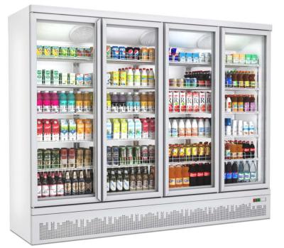 China Upright Single-Temp Deli Cooler Showcase Beverage Chiller Cooler Display for sale