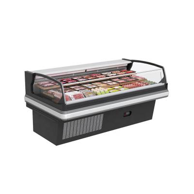 China Commercial Refrigerated Single-Temperature Fresh Meat Display Refrigerator with EBM Fan and Auto Defrost for sale