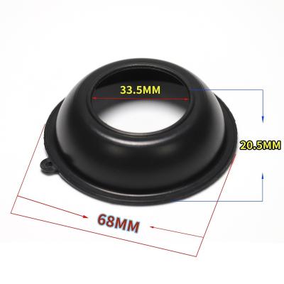 China 33.5mm Vacuum Rubber Diaphragm For Keihin Carburetor For Honda VLX400 Steed 400 Motorcycle CBX250 for sale