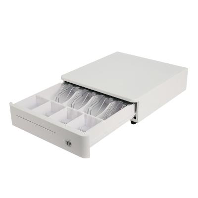 China 1000 Small Rj11 Metal Automatic Trigger Electronic Money Saving Box Smart Cash Drawer Box for sale