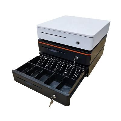 China Durable 5 bills 8 coins or 5 bills 5 coins metal money cash drawer for pos system cash box safe drawer rj11 for sale