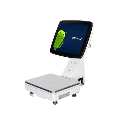 China Fruit butcher. supermarket. inch any scale position 15 in one android position with scale for supermarket for sale