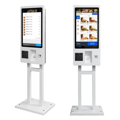 China Android SDK Windows Supermarket Restaurant Self Touch Checkout POS Kiosk for sale