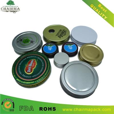 China Tin lid for glass jar for sale