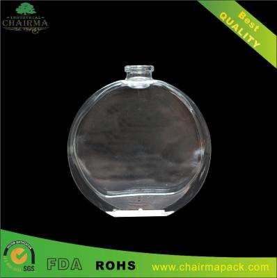 China 50ml Flat Round Perfume Bottles for sale