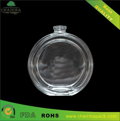 China 60ml Flat Round Perfume Bottles for sale