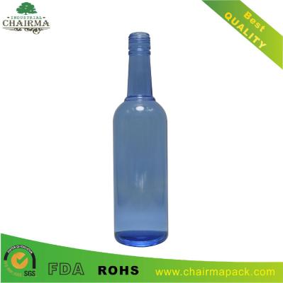 China 500ml Blue Glass Bottle for Wine for sale