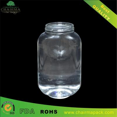 China 900ml oval glass storage jar for sale