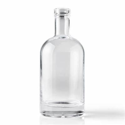 China 750ml Wine/Beer/Beverage Liquor Glass Bottle Frosted Glass Wine Bottles Vodka Glass Bottles for sale